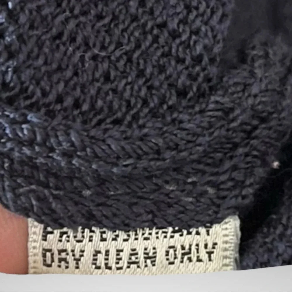 ST. JOHN COLLECTION BY MARIE GRAY Women's Navy Knit Wide Leg Pants Size 14 | EUC - Picture 6 of 10